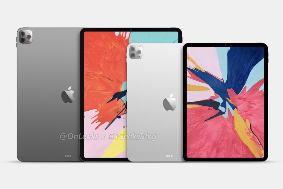 Render iPad Pro 2020 yang berkualitas menunjukkan sistem triple camera mirip iPhone 11 Pro