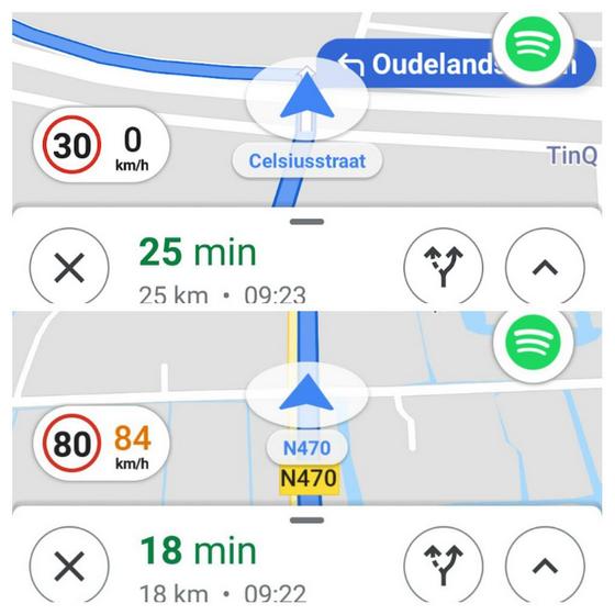 Google Maps Menampilkan Batas Kecepatan Di Samping Kecepatan Saat Ini: Laporkan 1