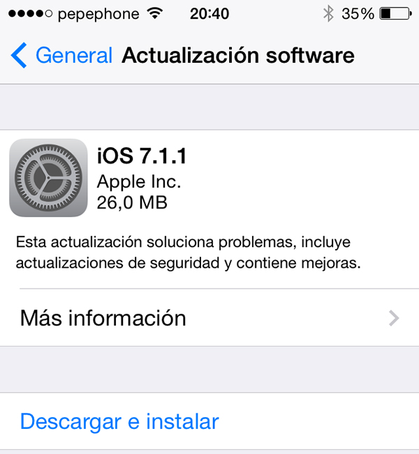 Apple terbitkan iOS 7.1.1 untuk iPhone dan iPad (Unduh tautan) 2