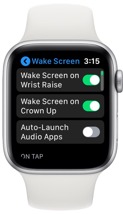Apple Watch        Vô hiệu hóa điều khiển nhạc