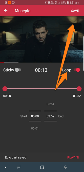 Cách lặp lại video bằng cách chạy sistema operativo  Android cho điện thoại thông minh và máy tính bảng 