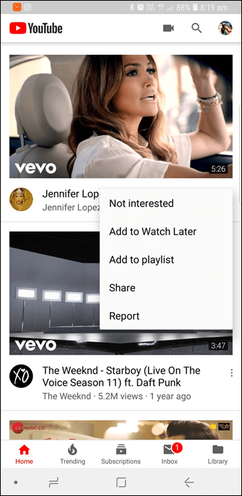 Hur man loopar video genom att köra Android-systemoperativ för smartphone och surfplatta 