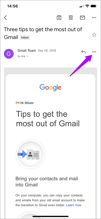 Simpan email sebagai Outlook Gmail Pdf Ios 7