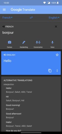 Google Translate 6.5 brengt lelijke en donkere modus naar meerdere gebruikers (APK-download) 3