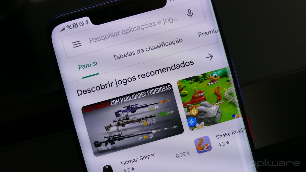 Imagem Google Play jogos que enviará notificação para o smartphone Android