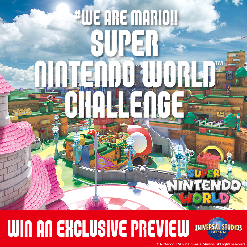 Nintendo NY mengadakan Super Nintendo World Challenge untuk memenangkan perjalanan