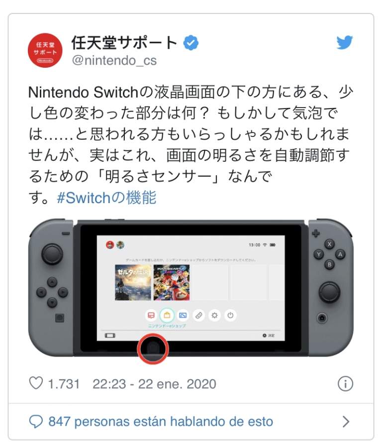 Nintendo mengungkapkan apa lubang depan Switch 3