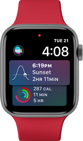 Tambahkan Siri ke Watch Face on Apple Watch