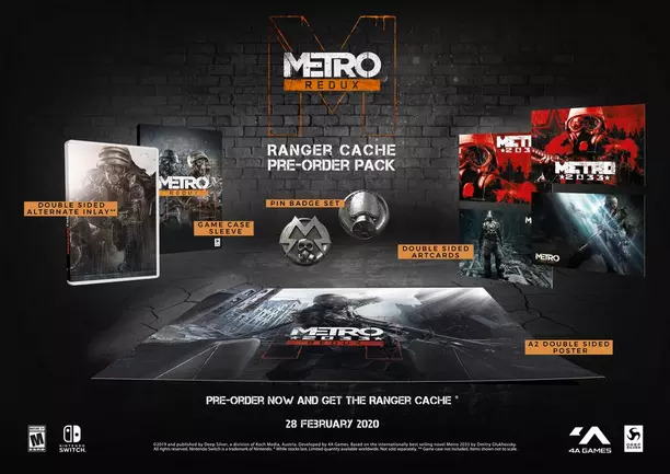 Preorder Metro Redux di GameStop dan dapatkan Ranger Cache Pack