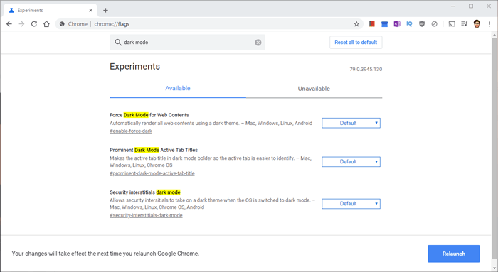 Cara Menambahkan Mode Gelap Bendera Google Chrome
