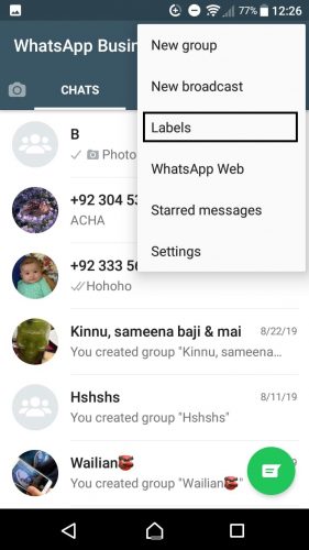 Cara Menggunakan Label di Aplikasi Bisnis Whatsapp untuk Mengelola Pelanggan 2