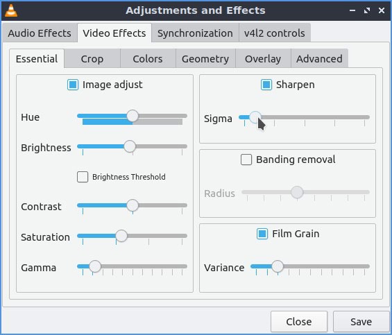 Updated Vlc Video Sharpens Article