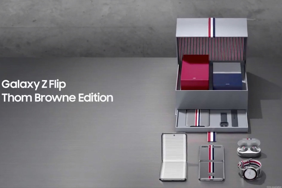 Samsung Thom Browne Edition dari Galaxy Z Flip terlihat di video yang bocor