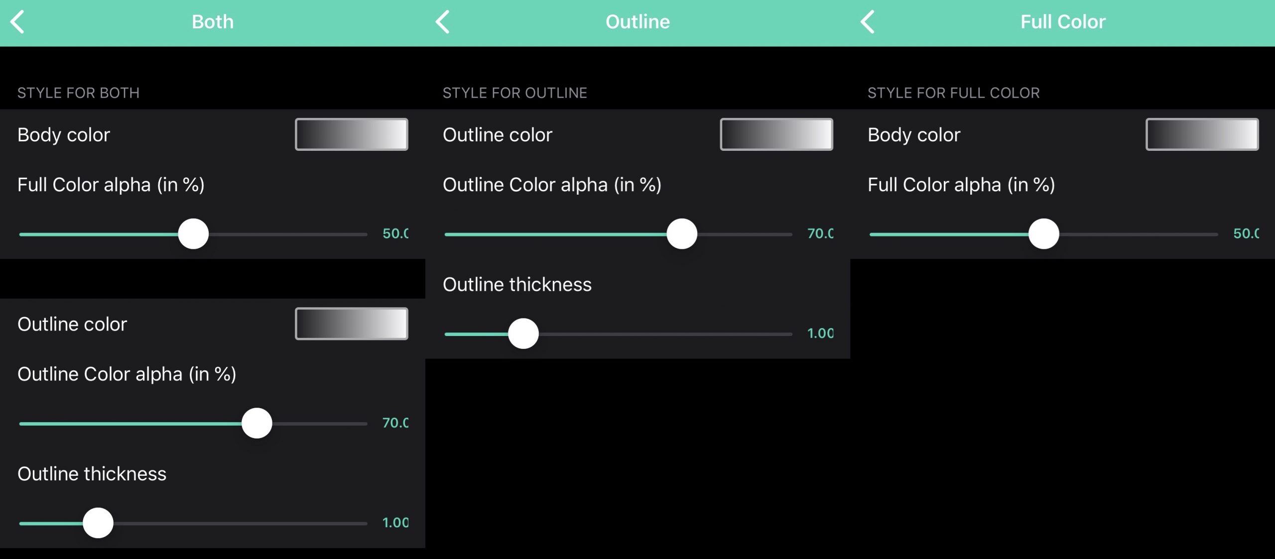 ColorMeCC cho phép bạn tô màu Trung tâm điều khiển iOS miễn phí 5