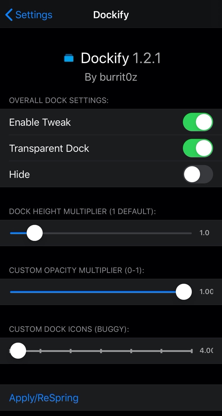 Personaliza el Dock de tu iPhone con Dockify 3