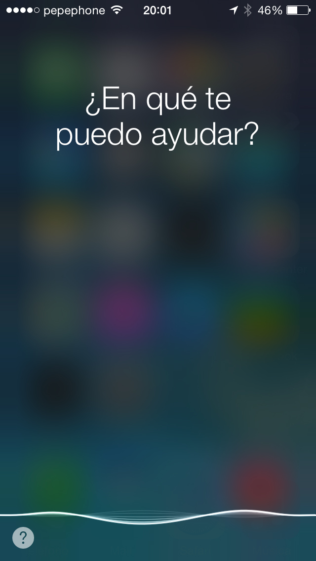 Siri iOS 7.1 - tangkapan layar 1