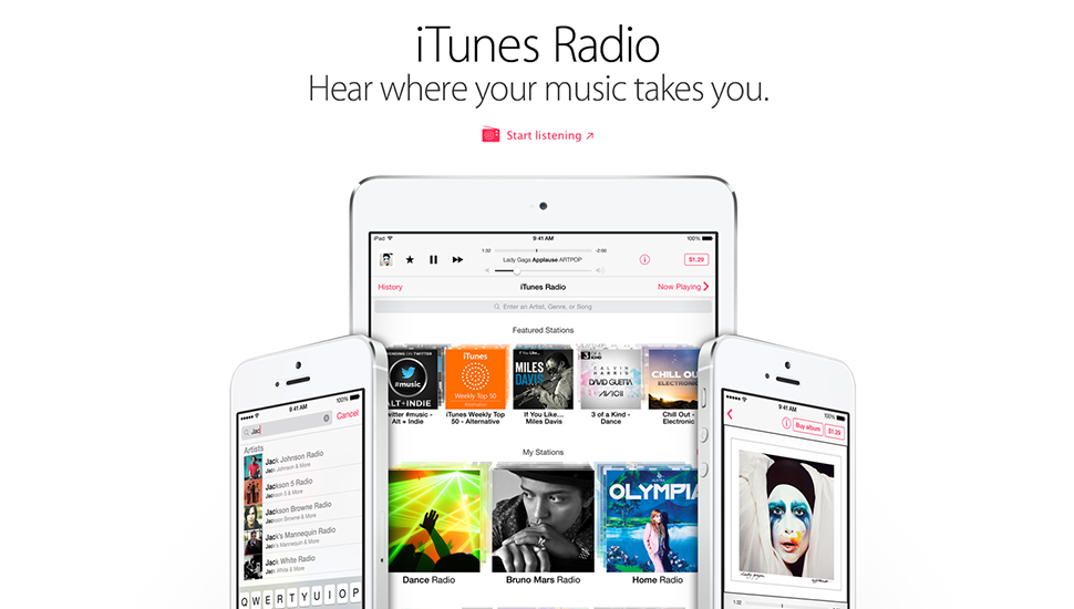 iTunes Radio iOS 7.1