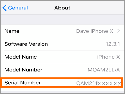 Cara Menemukan Nomor Seri iPhone Anda 4