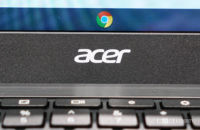 Logo Acer dengan logo Chrome