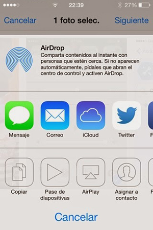 Máy phát điện AirDrop iOS 7 - iPhone 4