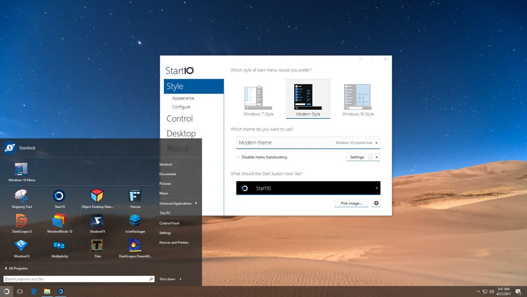 Najlepší nástroj pre Windows prispôsobenie zmena nudné užívateľské rozhranie