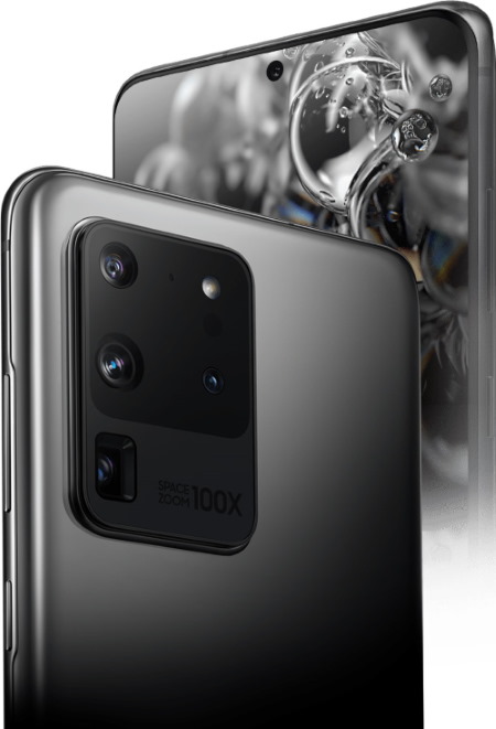 Samsung Galaxy S20 Ultra mengusung kamera quad dengan sensor 108 MP dan kapasitas video 8K