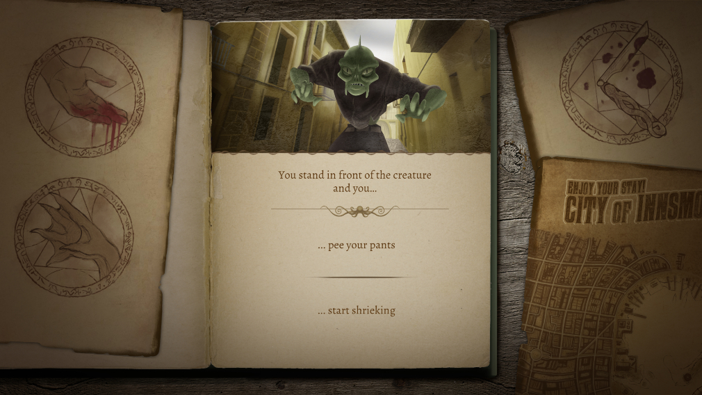 The Innsmouth Case adalah game komedi-horor Lovecraftian yang merangkak menuju peluncuran untuk iOS dan Android 3
