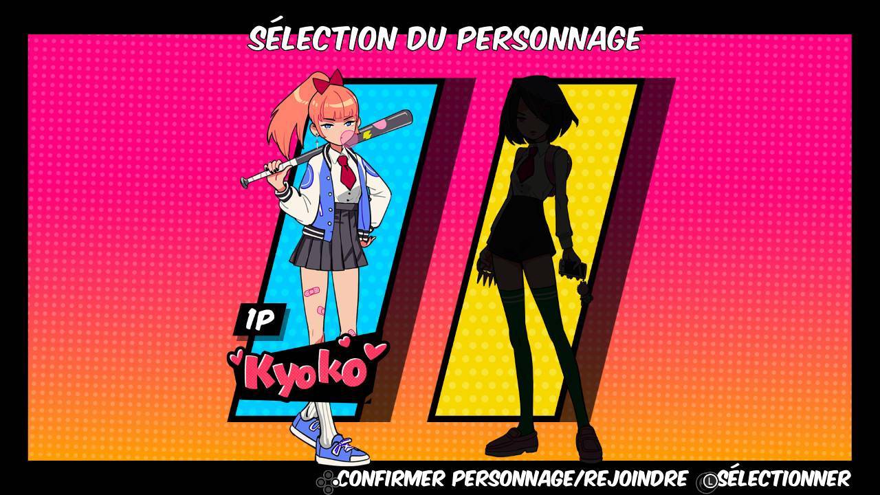 Pemilihan karakter River City Girls-Kyoko