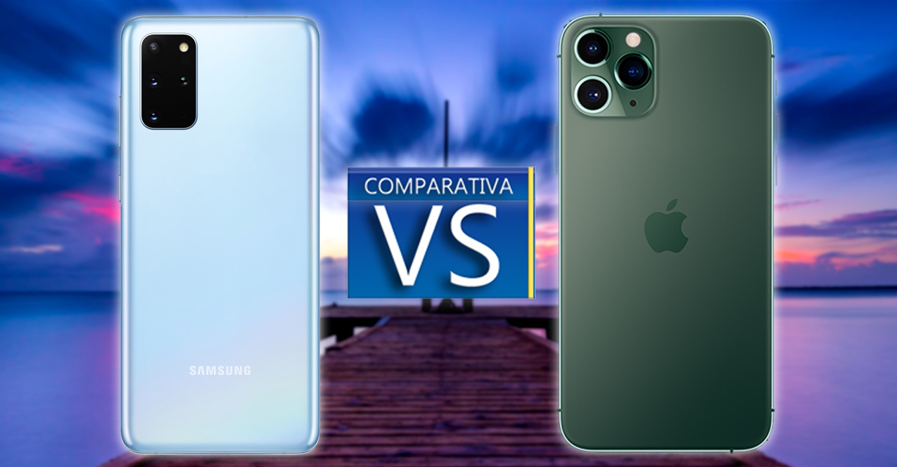 comparativa samsung galaxy s20 plus vs iphone 11 pro