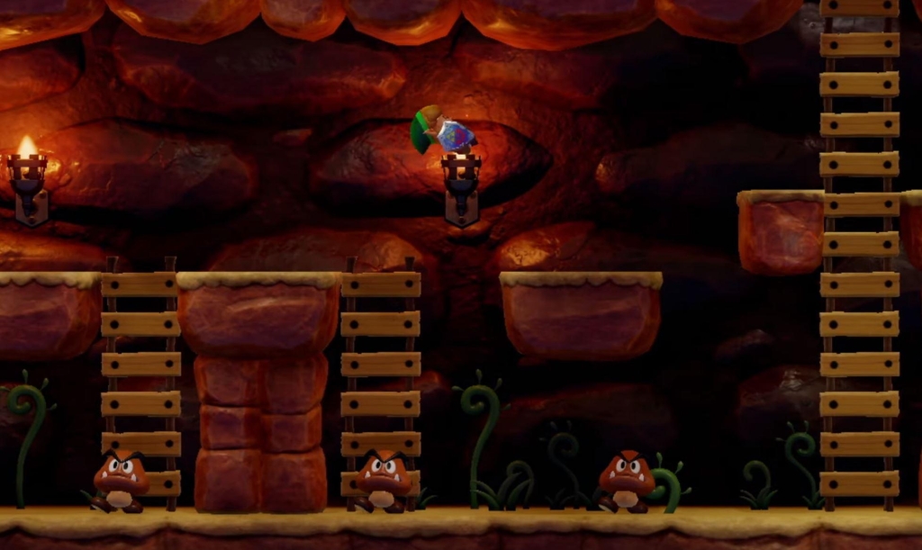 Гомби и други ликови од серијата Марио прават посебни настапи во играта