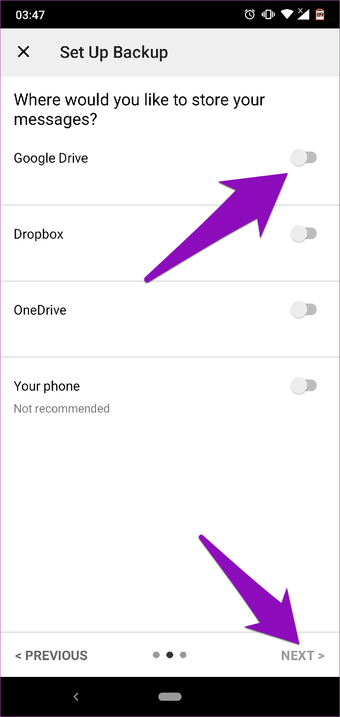Pulihkan Pesan Android Google Drive 16