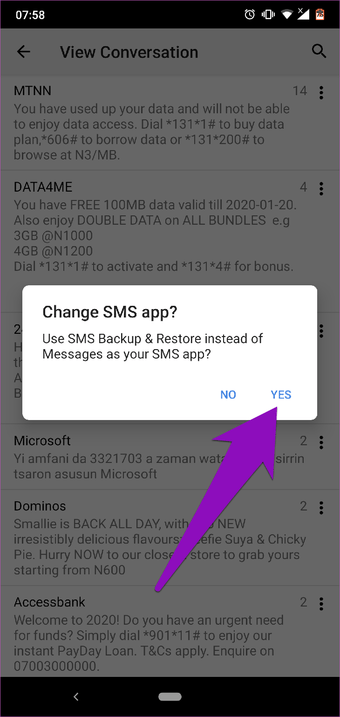 Pulihkan Pesan Android Google Drive 31