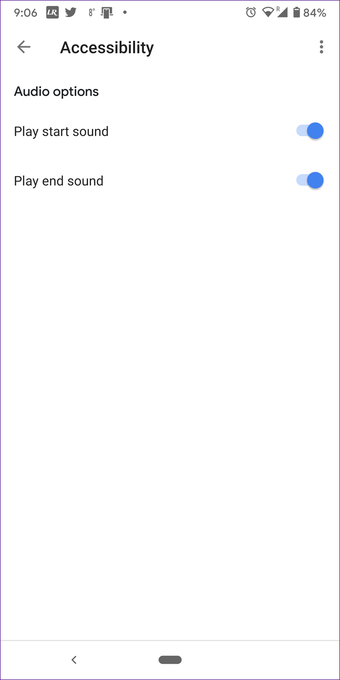 Beranda Google 16 bunyi bip acak kecil