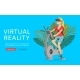 Ilustrasi Ilustrasi Augmented Reality Virtual