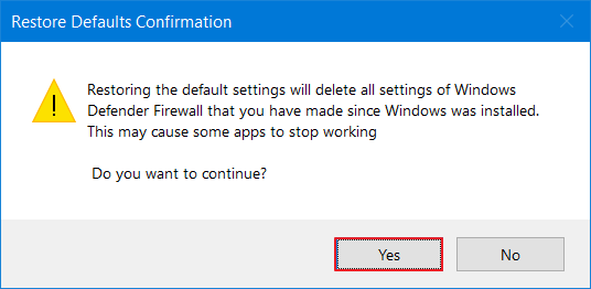 default settings 3