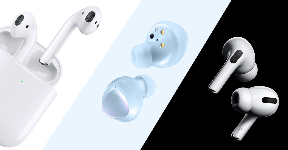 Samsung Galaxy Buds Plus vs. Apple AirPods (Pro): Bandingkan headphone nirkabel asli
