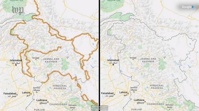 Google maps border 1