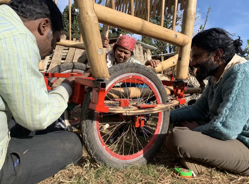 Sepeda Kargo Habre Bamboo