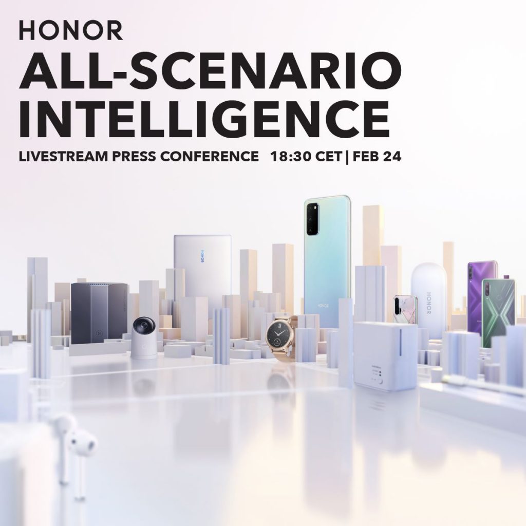 Honor akan meluncurkan produk baru di konferensi pers online pada 24 Februari 1
