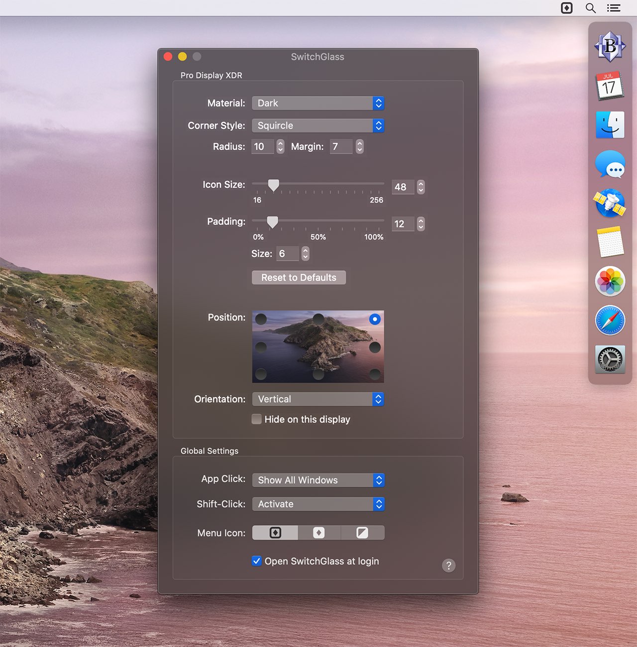 SwitchGlass là trình chuyển đổi ứng dụng đặc biệt cho máy Mac của bạn với nhiều tùy chọn tùy chỉnh 4