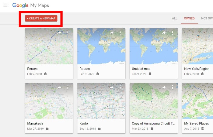 Cara Menyimpan Rute Di Google Maps Buat Peta Baru