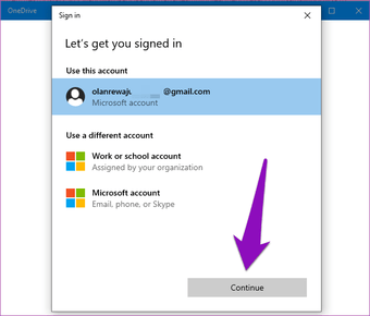 Tambahkan Beberapa Akun Satu Drive Windows 10 03