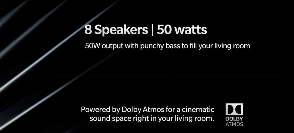 Vazamento indica que OnePlus TV pode vir com oito alto-falantes de 50 watts e Dolby Atmos