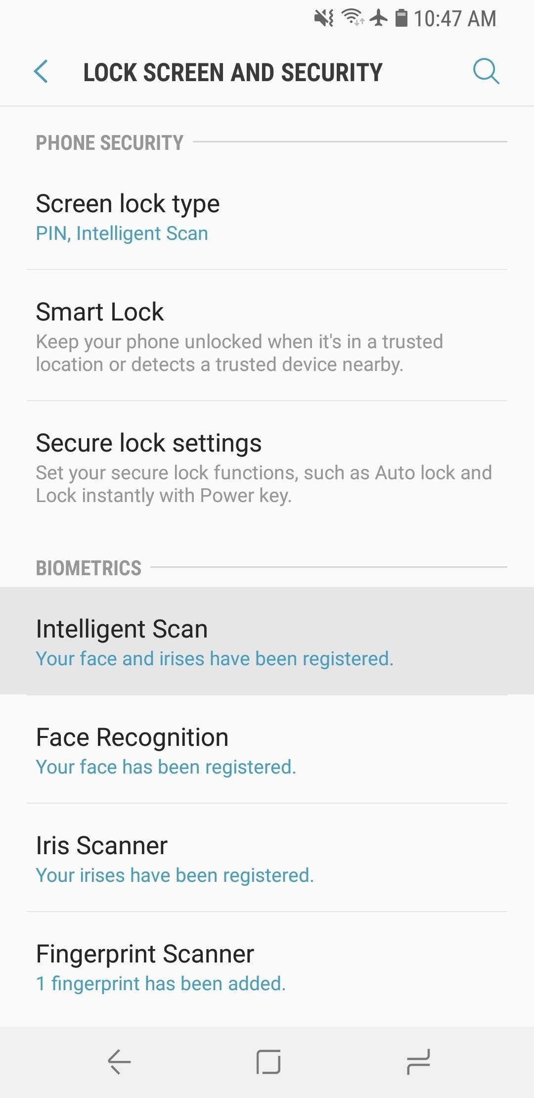 Cara Menggunakan Pemindaian Cerdas untuk Membuka Kunci Anda Galaxy S9 Lebih cepat