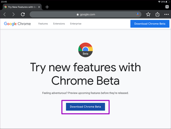 Chrome Beta Iphone Ipad Instal Pembaruan 2