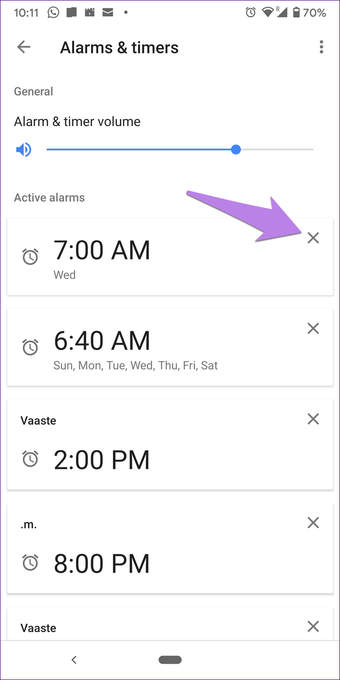 Alarm mini rumah Google 9