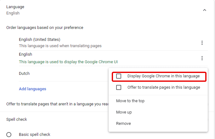 Cara menampilkan Google Chrome dalam bahasa pilihan Anda