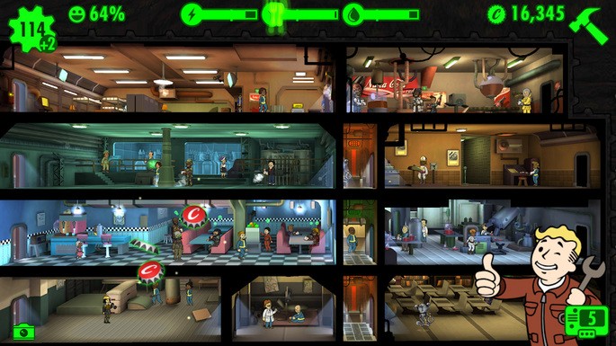 Fallout Shelter - Game Android tanpa Internet