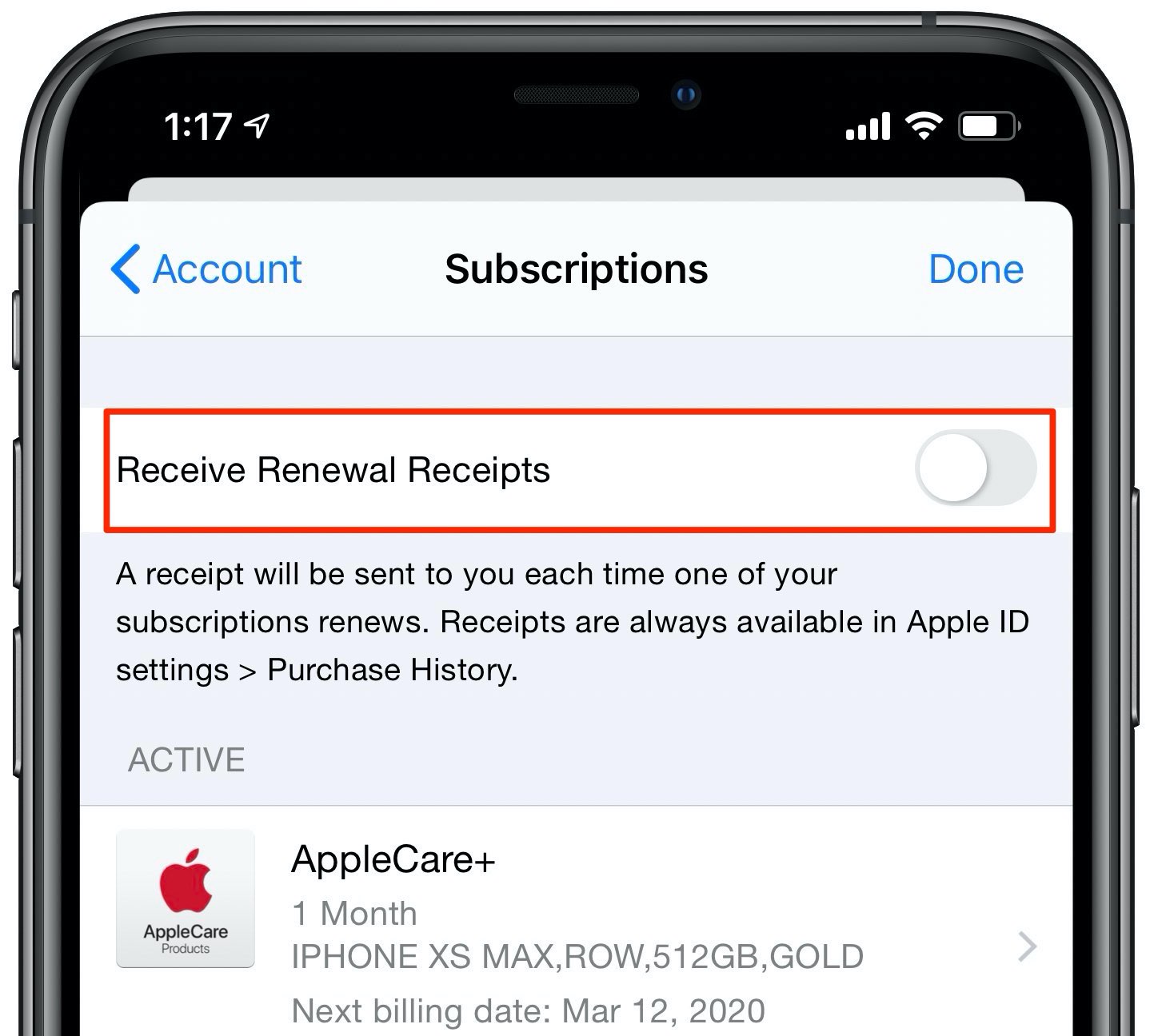 berhenti menerima Apple Ikuti petunjuk untuk pendaftaran email