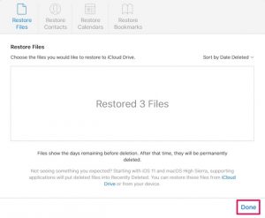 Kiat: cara memulihkan dokumen yang hilang atau dihapus dari iCloud Anda 6